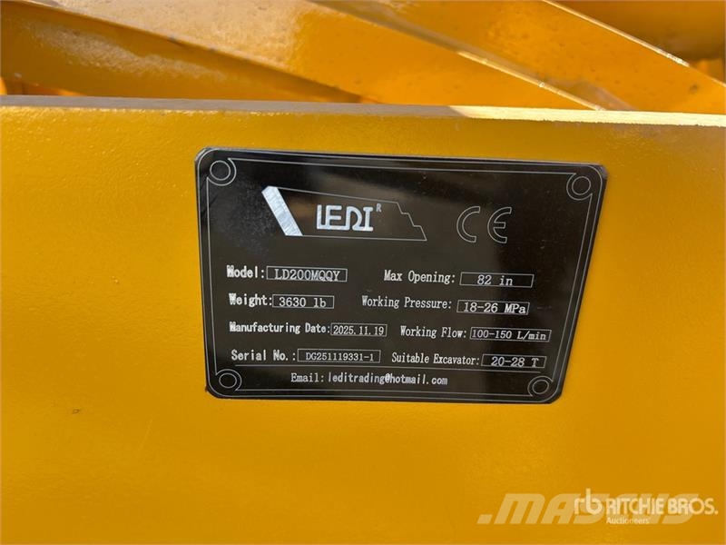  LEDI LD200MQQY 82 in Rotating Demolition Grapple - خطاطيف