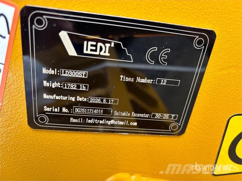 LEDI LD300STDCS 60 in Excavator Rake (Unused) Raker og høyvendere
