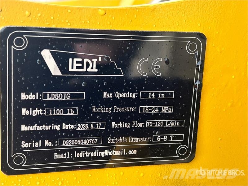 LEDI LD60J 20 in Rotating Demolition Shear (Unused Hidraulične makaze