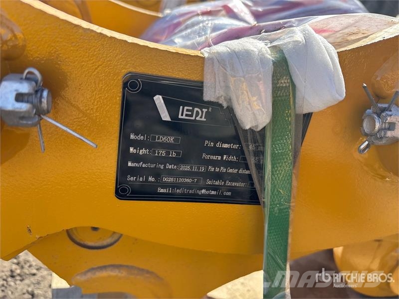  LEDI LD60K Hydraulic Excavator Coupler - Fits 6 -  Ātrie savienotāji