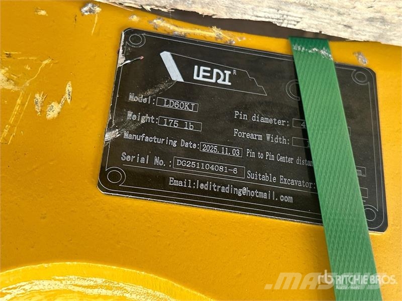 LEDI LD60KJ Excavator Coupler (Unused) Brze spojke