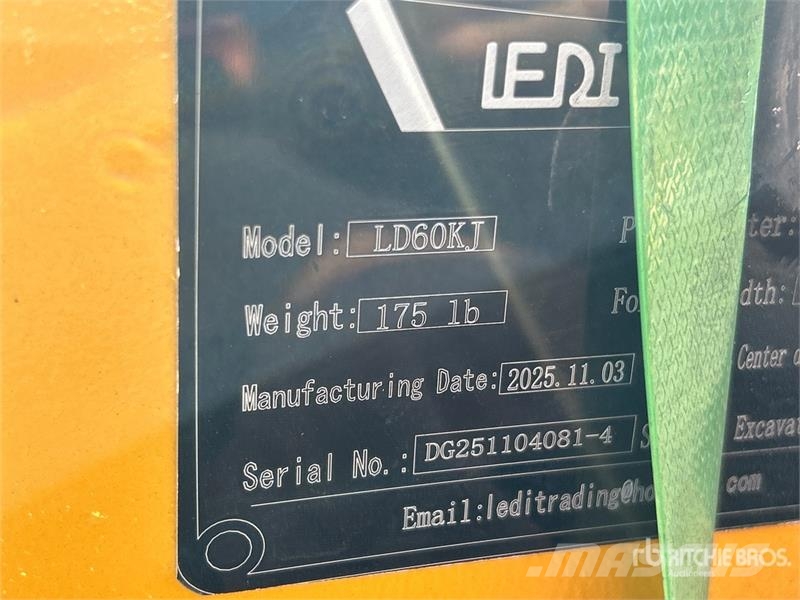  LEDI LD60KJ Excavator Coupler (Unused) موصلات سريعة