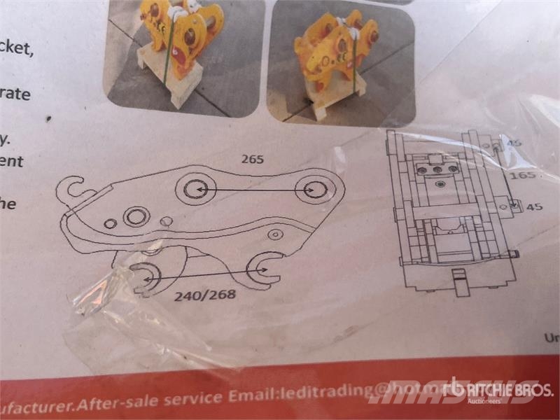 LEDI LD60KJ Excavator Coupler (Unused) Brze spojke