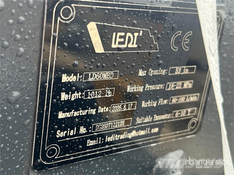  LEDI LD60MBD 53 in Rotating Excavator Grapple (Unu Gripere