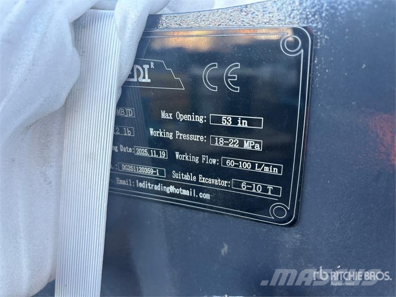LEDI LD60MBJD 53 in Rotating Excavator Grapple - F Grabeži