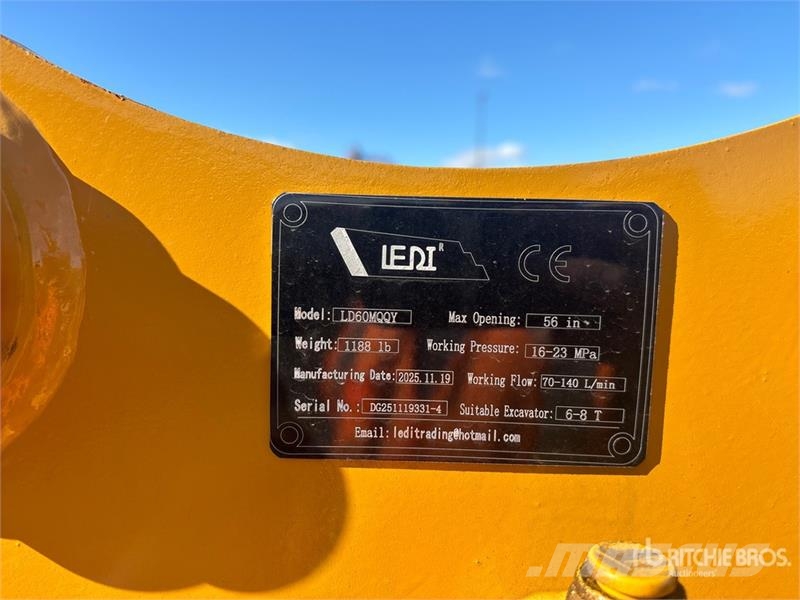 LEDI LD60MQQY 56 in Rotating Demolition Grapple - Pinze
