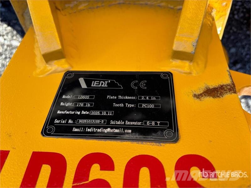 LEDI LD60S Excavator Ripper - Fits 6 - 8 ton (Unus Půdní rozrušovače