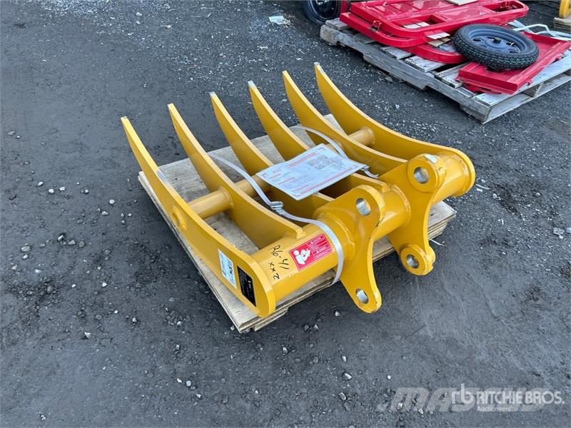  LEDI LD60ST 34 in Excavator Rake - Fits Cat 307/30 مكابس وميبسات التبن