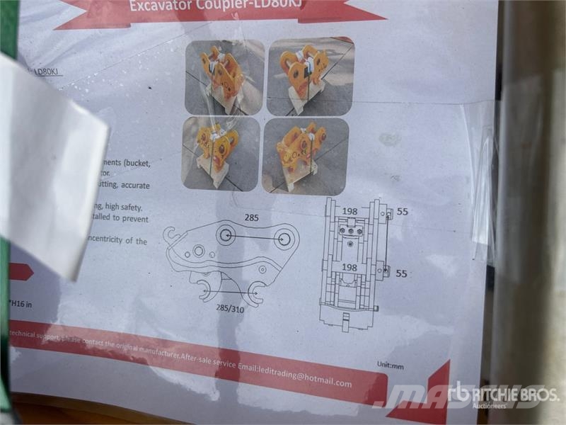 LEDI LD80KJ Excavator Coupler (Unused) Brze spojke