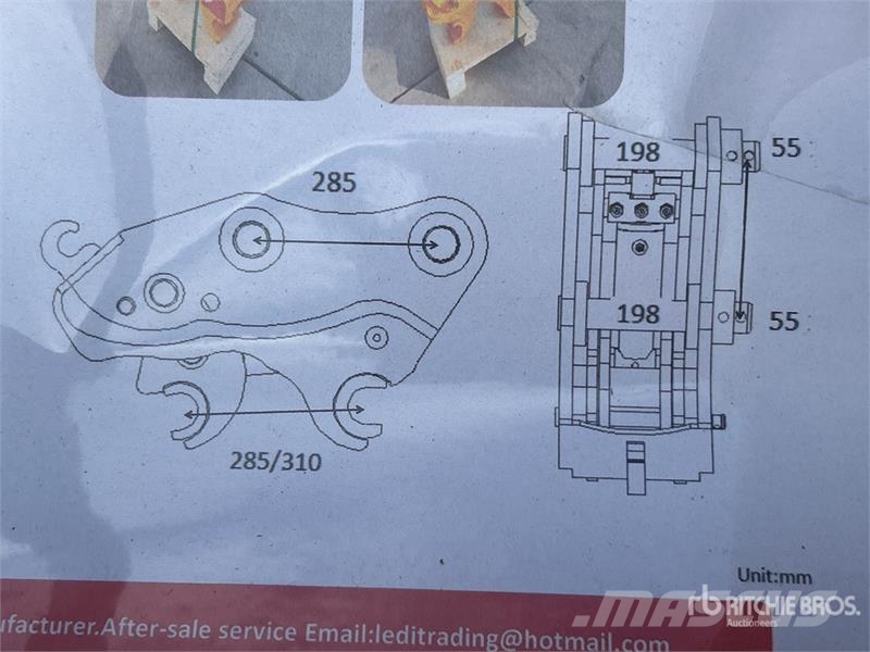 LEDI LD80KJ Excavator Coupler (Unused) Brze spojke