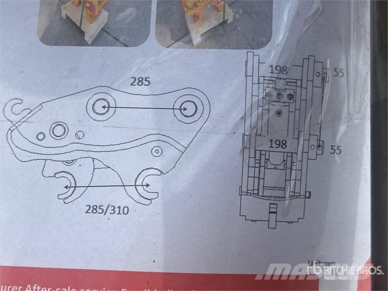 LEDI LD80KJ Excavator Coupler (Unused) Brze spojke