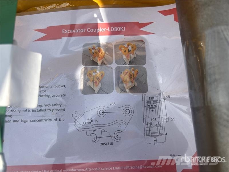 LEDI LD80KJ Excavator Coupler (Unused) Brze spojke