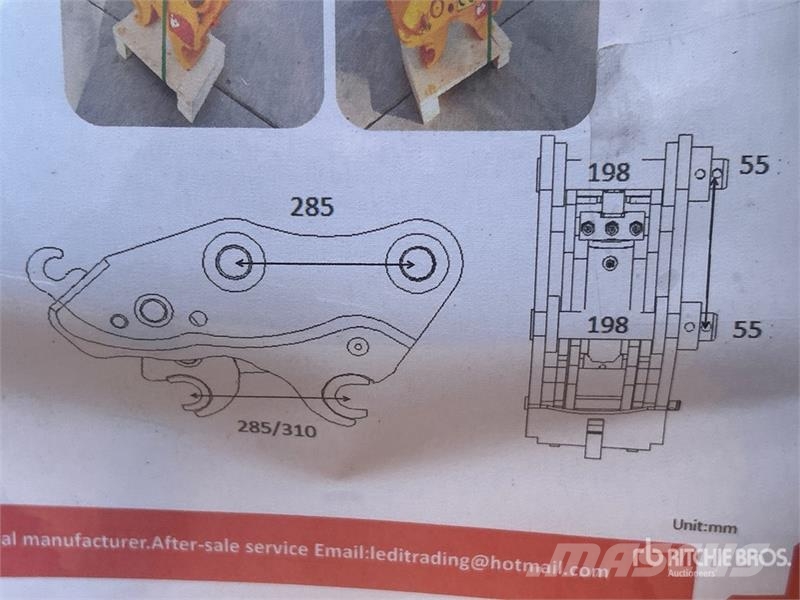 LEDI LD80KJ Excavator Coupler (Unused) Brze spojke