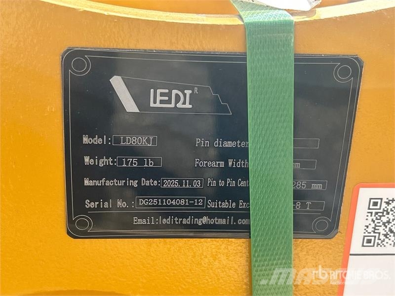 LEDI LD80KJ Excavator Coupler (Unused) Brze spojke