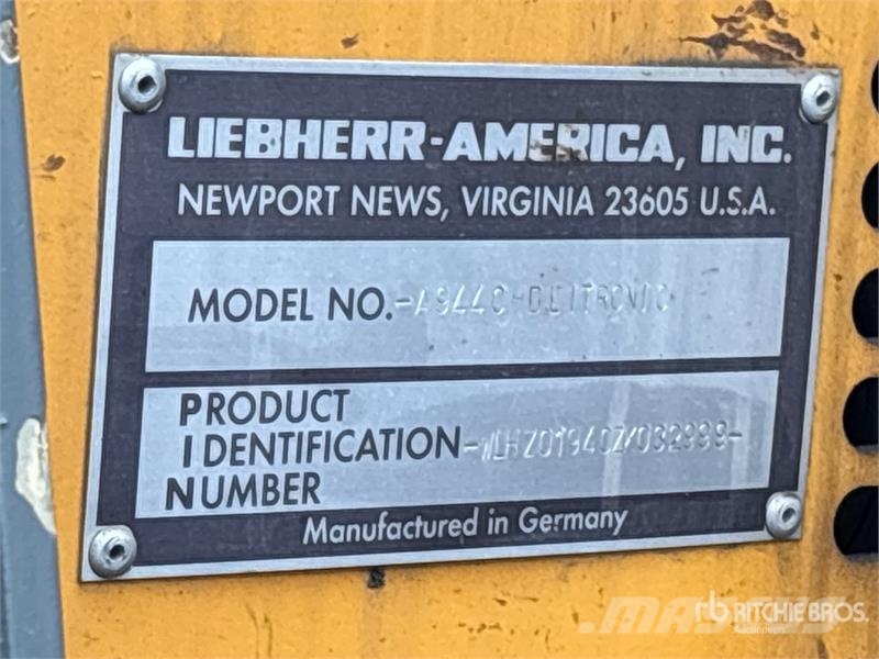 Liebherr 944LH Wheel Material Handler Būvniecība- Citi