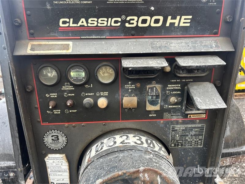 Lincoln Classic 300 HE 300 A Mobile Engine Driven Welder Sveisemaskin