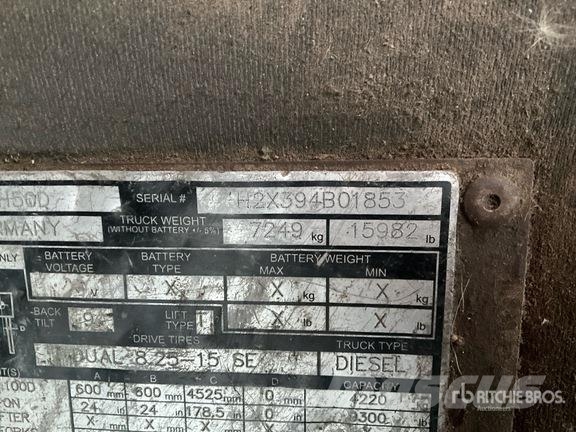 Linde H50D Інше