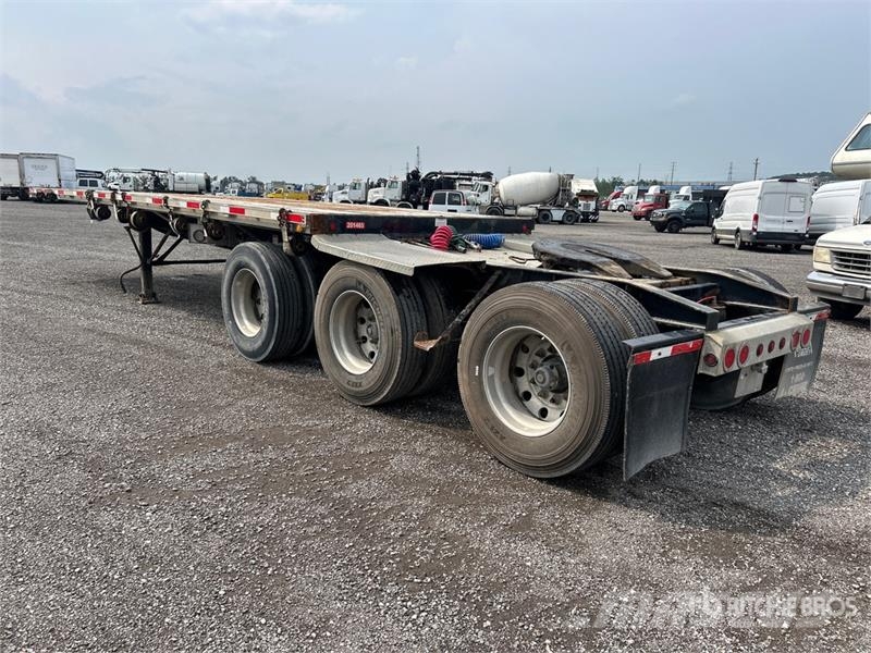 Lode King 28 ft Super B-Train Lead Flatbed Trailer Valníky
