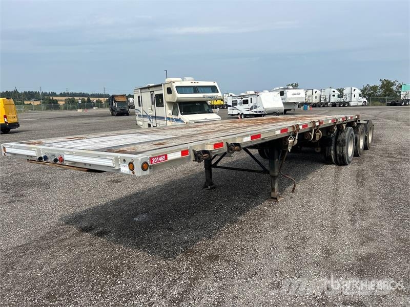 Lode King 28 ft Super B-Train Lead Flatbed Trailer Valníky