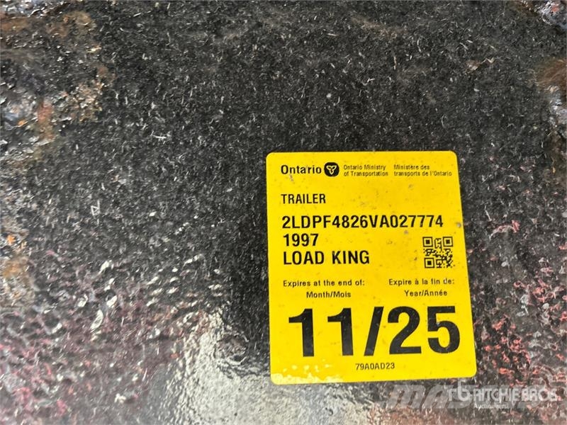 Lode King 48 ft T/A Flatbed Trailer Remolques de cama baja