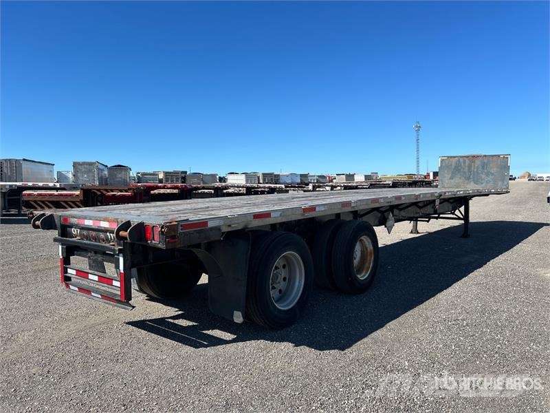 Lode King 48 ft T/A Flatbed Trailer Remolques de cama baja