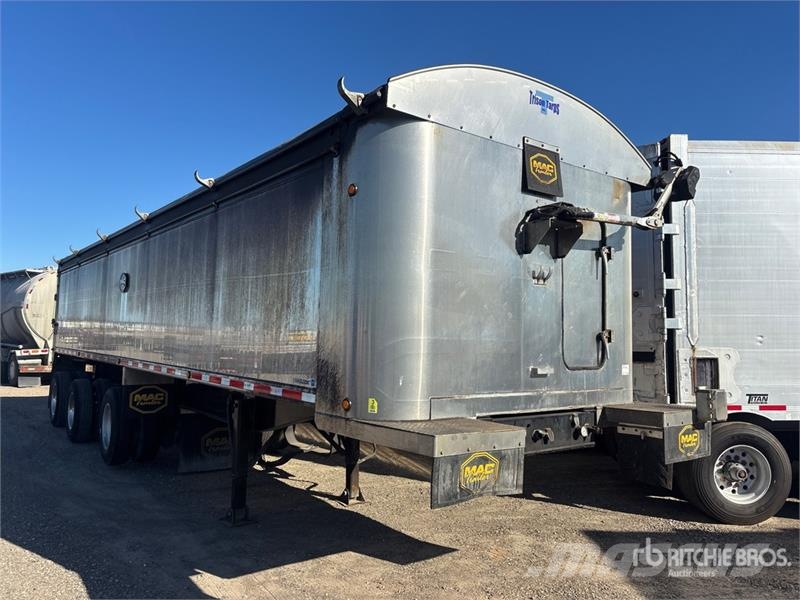 MAC 37 ft Tri/A Aluminum End Dump Trailer Самоскиди