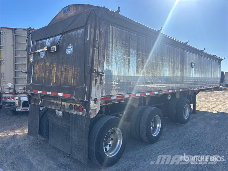 MAC 37 ft Tri/A Aluminum End Dump Trailer Самоскиди