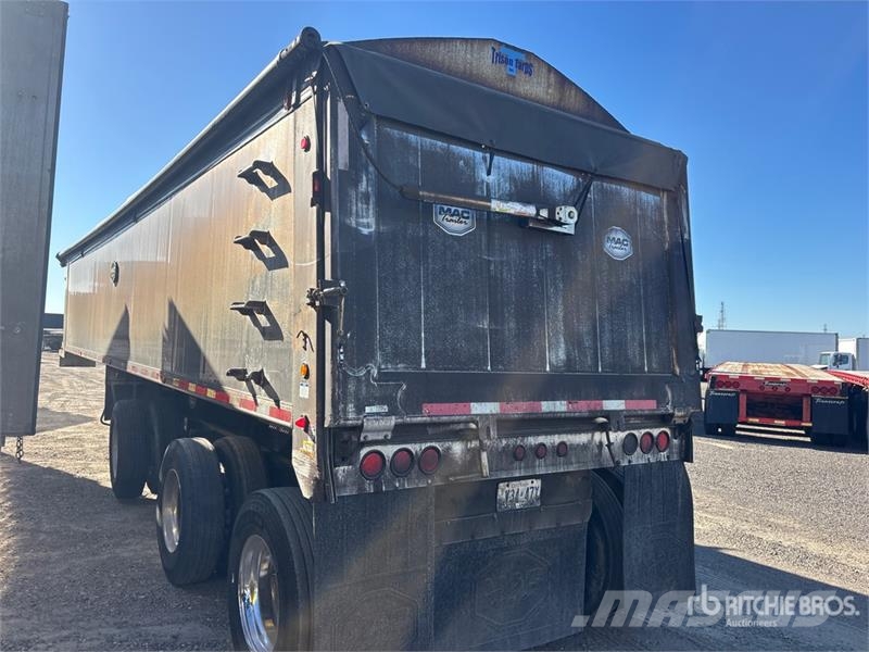 MAC 37 ft Tri/A Aluminum End Dump Trailer Самоскиди