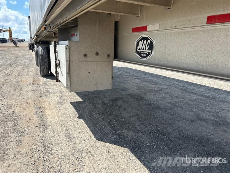 MAC 48 ft T/A Spread Axle Curtain Side Trailer Kapell trailer/semi