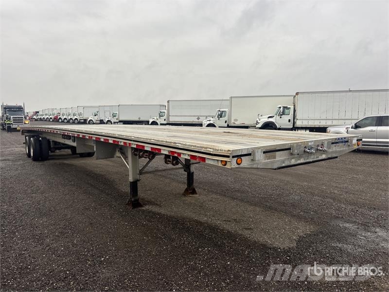MAC 53 ft T/A Flatbed Trailer Planhengere
