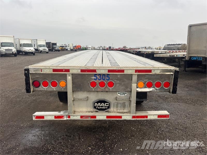 MAC 53 ft T/A Flatbed Trailer Planhengere