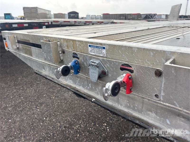 MAC 53 ft T/A Flatbed Trailer Planhengere