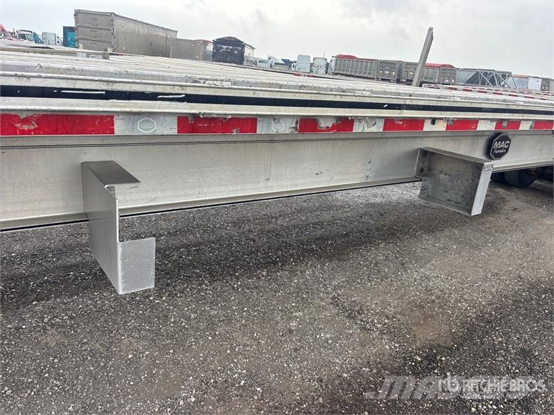 MAC 53 ft T/A Flatbed Trailer Planhengere