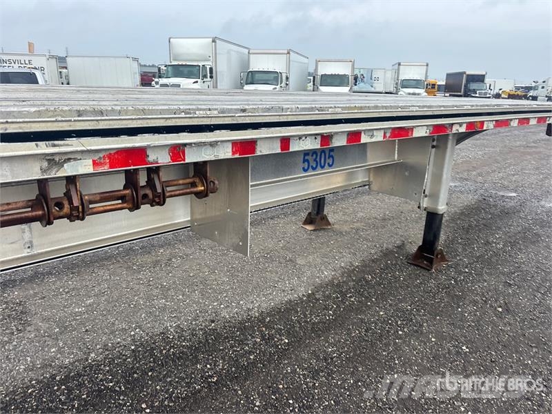 MAC 53 ft T/A Flatbed Trailer Planhengere