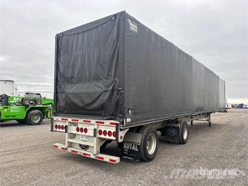 MAC 53 ft T/A Spread Axle Curtain Side Trailer Rimorchi centinati