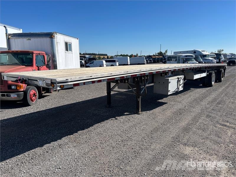 MAC 53 ft T/A Spread Axle Flatbed Trailer Valníky