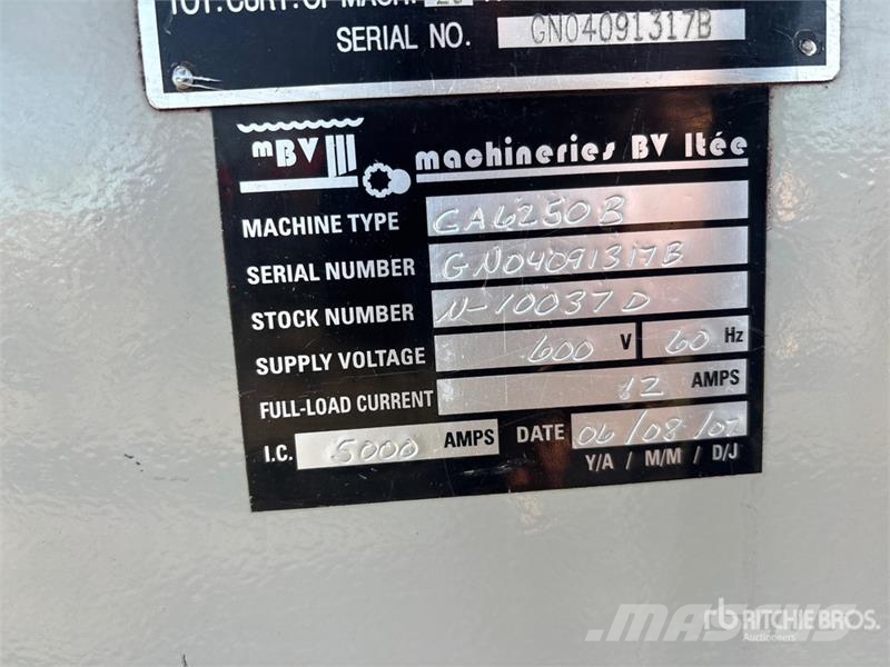  Machinerie BV GA6250B Milling Machine معدات البناء - غير ذلك