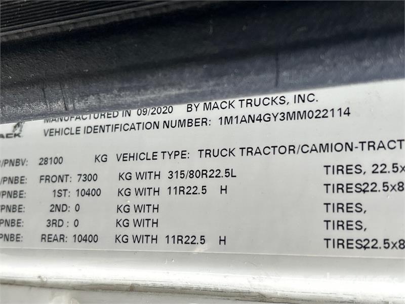 Mack Anthem 6x4 T/A Day Cab Truck Tractor Autotractoare