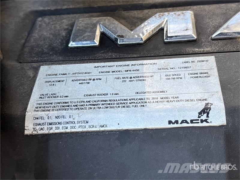 Mack Anthem 6x4 T/A Sleeper Truck Tractor Truck Tractor Units