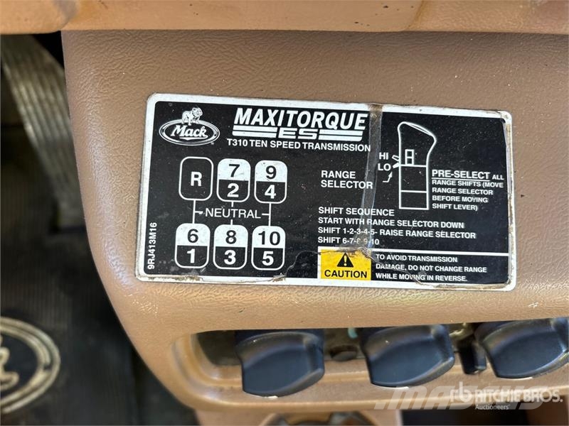 Mack CV713 6x4 Van Truck Sunkvežimiai su dengtu kėbulu