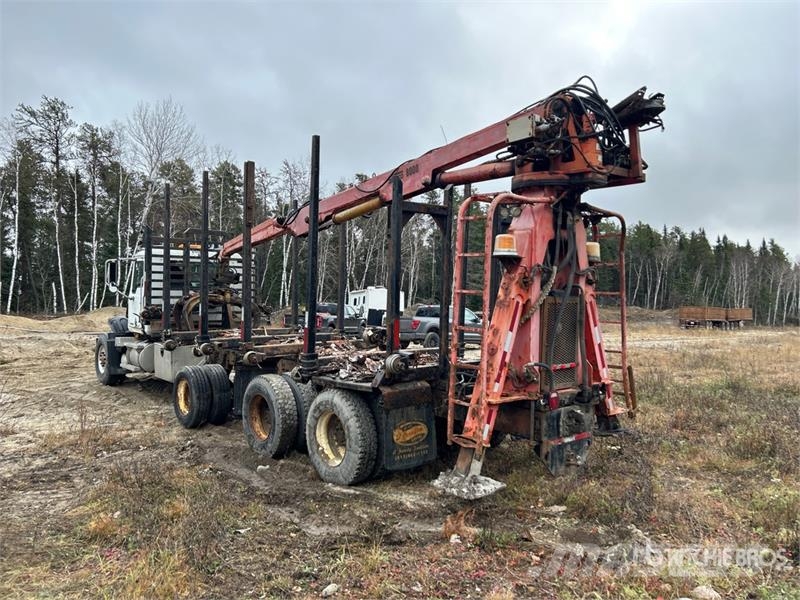 Mack CV713 Truck Mounted Self Loader Log Loader Knuckleboom læssere