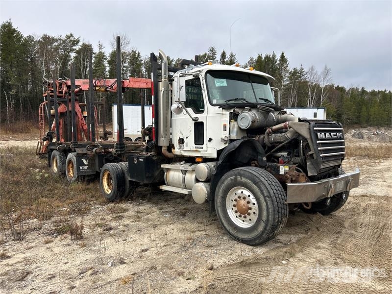 Mack CV713 Truck Mounted Self Loader Log Loader Knuckleboom læssere