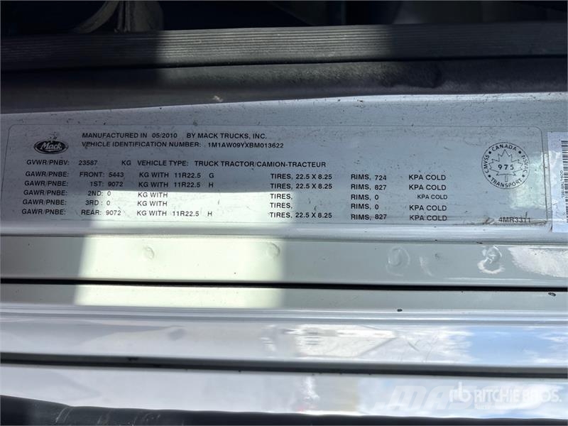 Mack CXU613 Ciągniki siodłowe