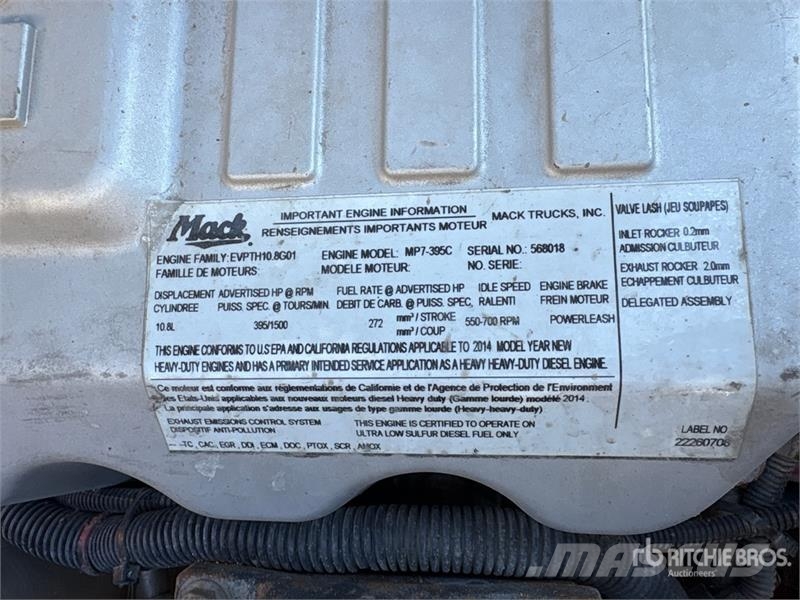 Mack CXU613 Tracteur routier