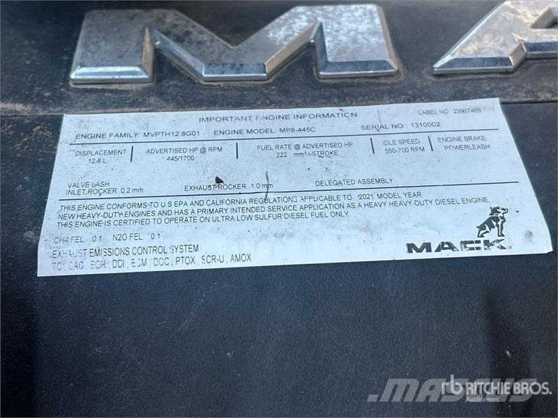 Mack Granite 傾卸式卡車
