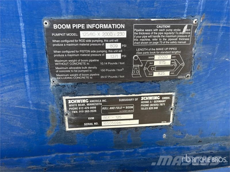 Mack MR688S Автобетоносмесители