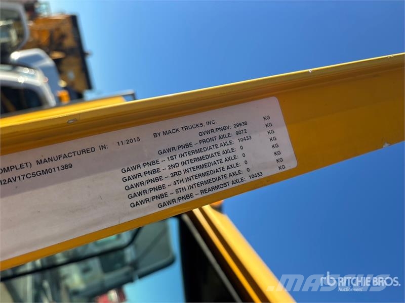 Mack MRU613 Hulladék szállítók