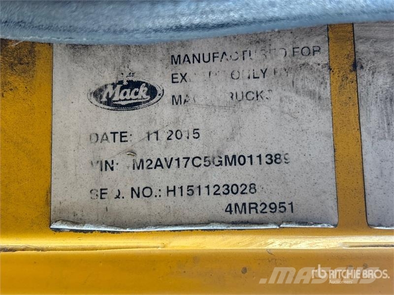 Mack MRU613 Hulladék szállítók