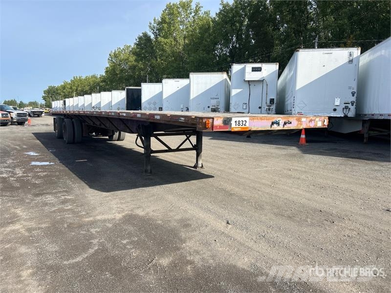Manac 10348 50 ft T/A Flatbed Trailer Rimorchi con sponde ribaltabili