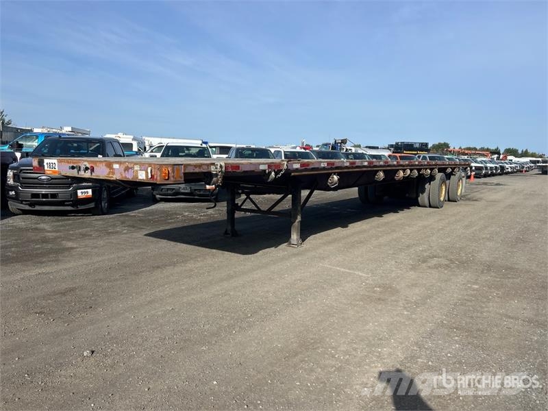 Manac 10348 50 ft T/A Flatbed Trailer Rimorchi con sponde ribaltabili